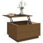 vidaXL Couchtisch Honigbraun 60x50x35 cm Massivholz Kiefer vidaXL Couchtisch Honigbraun 60x50x35 cm Massivholz Kiefer