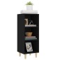vidaXL Sideboard Schwarz 34,5x32,5x90 cm Holzwerkstoff vidaXL Sideboard Schwarz 34,5x32,5x90 cm Holzwerkstoff