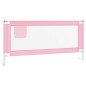 vidaXL Kleinkind-Bettschutzgitter Rosa 190x25 cm Stoff vidaXL Kleinkind-Bettschutzgitter Rosa 190x25 cm Stoff