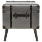 Couchtisch MDF und Aluminium 102 x 51 x 47,5 cm Couchtisch MDF und Aluminium 102 x 51 x 47,5 cm