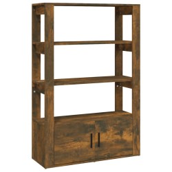 vidaXL Sideboard Räuchereiche 80x30x119,5 cm Holzwerkstoff