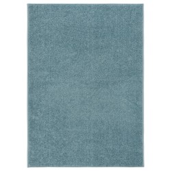 vidaXL Teppich Kurzflor 120x170 cm Blau