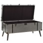Couchtisch MDF und Aluminium 102 x 51 x 47,5 cm Couchtisch MDF und Aluminium 102 x 51 x 47,5 cm