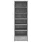 vidaXL Schuhschrank Betongrau 31,5x35x90 cm Holzwerkstoff vidaXL Schuhschrank Betongrau 31,5x35x90 cm Holzwerkstoff