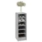 vidaXL Schuhschrank Betongrau 31,5x35x90 cm Holzwerkstoff vidaXL Schuhschrank Betongrau 31,5x35x90 cm Holzwerkstoff