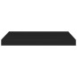vidaXL Wandregale Schwebend 4 Stk. Schwarz 60x23,5x3,8cm MDF vidaXL Wandregale Schwebend 4 Stk. Schwarz 60x23,5x3,8cm MDF