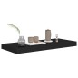 vidaXL Wandregale Schwebend 4 Stk. Schwarz 60x23,5x3,8cm MDF vidaXL Wandregale Schwebend 4 Stk. Schwarz 60x23,5x3,8cm MDF