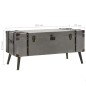 Couchtisch MDF und Aluminium 102 x 51 x 47,5 cm Couchtisch MDF und Aluminium 102 x 51 x 47,5 cm