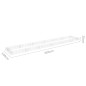 vidaXL Gabionen-Hochbeet Verzinkter Stahl 600x100x20 cm vidaXL Gabionen-Hochbeet Verzinkter Stahl 600x100x20 cm