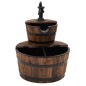 vidaXL Gartenbrunnen mit Pumpe 44,5x44,5x58 cm Massivholz Tanne vidaXL Gartenbrunnen mit Pumpe 44,5x44,5x58 cm Massivholz Tanne