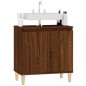 vidaXL Waschbeckenunterschrank Braun Eichen-Optik 58x33x60 cm vidaXL Waschbeckenunterschrank Braun Eichen-Optik 58x33x60 cm