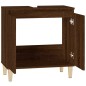 vidaXL Waschbeckenunterschrank Braun Eichen-Optik 58x33x60 cm vidaXL Waschbeckenunterschrank Braun Eichen-Optik 58x33x60 cm