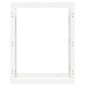 vidaXL Kaminholzregal Weiß 80x25x100 cm Massivholz Kiefer vidaXL Kaminholzregal Weiß 80x25x100 cm Massivholz Kiefer