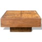 vidaXL Couchtisch Braun Quadratisch Massivholz Mango vidaXL Couchtisch Braun Quadratisch Massivholz Mango