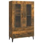 vidaXL Highboard Räuchereiche 70x31x115 cm Holzwerkstoff vidaXL Highboard Räuchereiche 70x31x115 cm Holzwerkstoff
