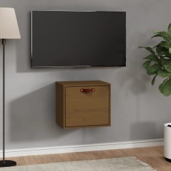 vidaXL Wandschrank Honigbraun 40x30x35 cm Massivholz Kiefer