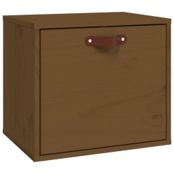 vidaXL Wandschrank Honigbraun 40x30x35 cm Massivholz Kiefer