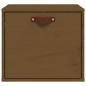 vidaXL Wandschrank Honigbraun 40x30x35 cm Massivholz Kiefer vidaXL Wandschrank Honigbraun 40x30x35 cm Massivholz Kiefer