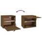 vidaXL Wandschrank Honigbraun 40x30x35 cm Massivholz Kiefer vidaXL Wandschrank Honigbraun 40x30x35 cm Massivholz Kiefer