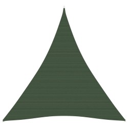 vidaXL Sonnensegel 160 g/m² Dunkelgrün 3x4x4 m HDPE