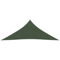 vidaXL Sonnensegel 160 g/m² Dunkelgrün 3x4x4 m HDPE