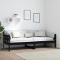 vidaXL Tagesbett Schwarz Massivholz Kiefer 80x200 cm vidaXL Tagesbett Schwarz Massivholz Kiefer 80x200 cm