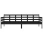 vidaXL Tagesbett Schwarz Massivholz Kiefer 80x200 cm vidaXL Tagesbett Schwarz Massivholz Kiefer 80x200 cm