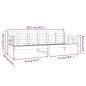 vidaXL Tagesbett Schwarz Massivholz Kiefer 80x200 cm vidaXL Tagesbett Schwarz Massivholz Kiefer 80x200 cm