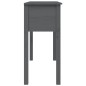 vidaXL Konsolentisch Grau 100x35x75 cm Massivholz Kiefer vidaXL Konsolentisch Grau 100x35x75 cm Massivholz Kiefer