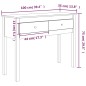 vidaXL Konsolentisch Grau 100x35x75 cm Massivholz Kiefer vidaXL Konsolentisch Grau 100x35x75 cm Massivholz Kiefer