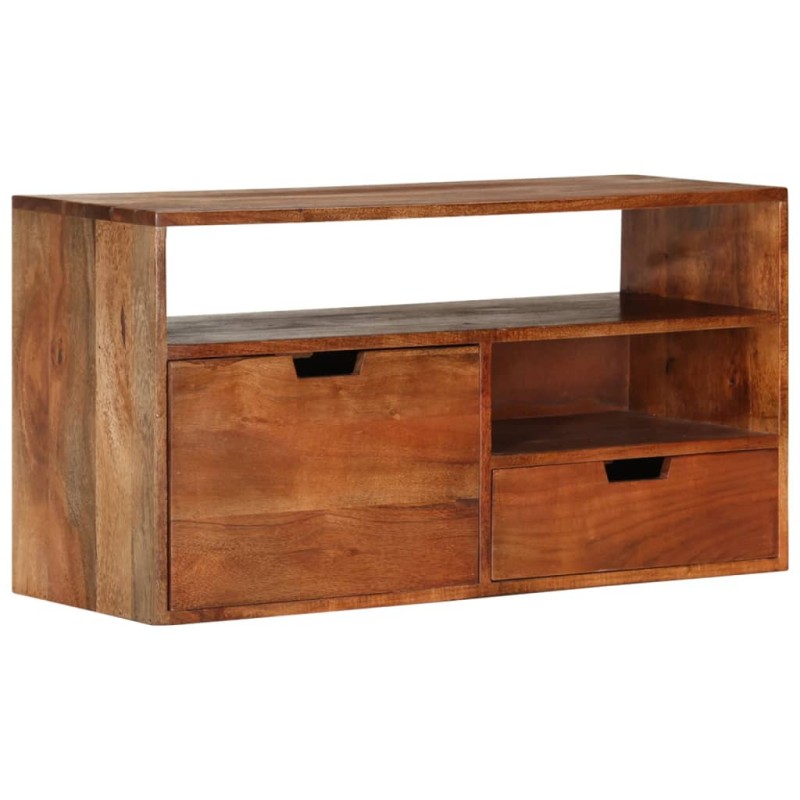 vidaXL TV-Schrank 80x30x42 cm Massivholz Akazie vidaXL TV-Schrank 80x30x42 cm Massivholz Akazie
