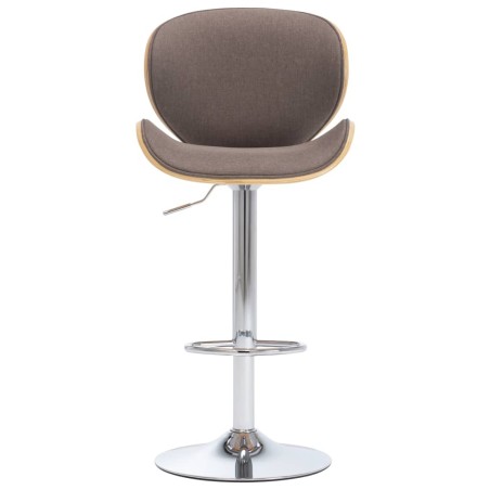 vidaXL Barhocker Taupe Stoff