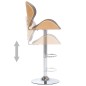 vidaXL Barhocker Taupe Stoff vidaXL Barhocker Taupe Stoff