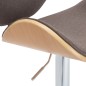 vidaXL Barhocker Taupe Stoff vidaXL Barhocker Taupe Stoff
