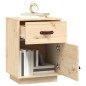 vidaXL Nachttische 2 Stk. 40x34x35 cm Massivholz Kiefer vidaXL Nachttische 2 Stk. 40x34x35 cm Massivholz Kiefer
