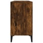 vidaXL Waschbeckenunterschrank Räuchereiche 80x33x60 cm Holzwerkstoff vidaXL Waschbeckenunterschrank Räuchereiche 80x33x60 cm Holzwerkstoff