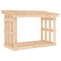 vidaXL Kaminholzregal 108x64,5x77 cm Massivholz Kiefer