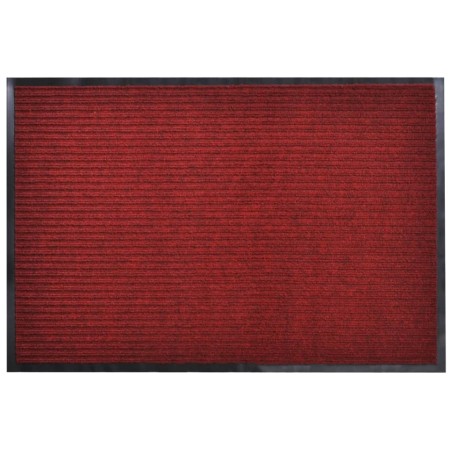 Rote PVC Türmatte 90 x  120 cm