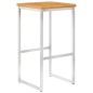 vidaXL Barhocker 4 Stk. Massivholz Akazie und Edelstahl vidaXL Barhocker 4 Stk. Massivholz Akazie und Edelstahl