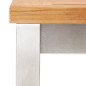 vidaXL Barhocker 4 Stk. Massivholz Akazie und Edelstahl vidaXL Barhocker 4 Stk. Massivholz Akazie und Edelstahl