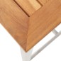 vidaXL Barhocker 4 Stk. Massivholz Akazie und Edelstahl vidaXL Barhocker 4 Stk. Massivholz Akazie und Edelstahl