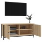 vidaXL TV-Schrank mit Türen Sonoma-Eiche 102x35x45 cm Holzwerkstoff vidaXL TV-Schrank mit Türen Sonoma-Eiche 102x35x45 cm Holzwerkstoff