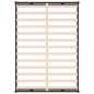 vidaXL Massivholzbett Schwarz 120x190 cm vidaXL Massivholzbett Schwarz 120x190 cm