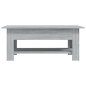 vidaXL Couchtisch Grau Sonoma 102x55x42 cm Holzwerkstoff vidaXL Couchtisch Grau Sonoma 102x55x42 cm Holzwerkstoff