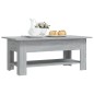 vidaXL Couchtisch Grau Sonoma 102x55x42 cm Holzwerkstoff vidaXL Couchtisch Grau Sonoma 102x55x42 cm Holzwerkstoff