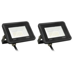 vidaXL LED-Fluter 2 Stk. 20W Kaltweiß