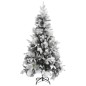 vidaXL Weihnachtsbaum mit Zapfen Beschneit 225 cm PVC & PE vidaXL Weihnachtsbaum mit Zapfen Beschneit 225 cm PVC & PE