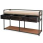 Aufbewahrungsbank mit Kissen 107,5 x 34,5 x 59 cm Aufbewahrungsbank mit Kissen 107,5 x 34,5 x 59 cm