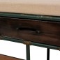 Aufbewahrungsbank mit Kissen 107,5 x 34,5 x 59 cm Aufbewahrungsbank mit Kissen 107,5 x 34,5 x 59 cm