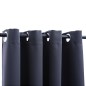 vidaXL Verdunkelungsvorhänge mit Metallösen 2 Stk. Anthrazit 140x225cm vidaXL Verdunkelungsvorhänge mit Metallösen 2 Stk. Anthrazit 140x225cm